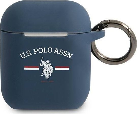 Picture of U.S. Polo Assn Etui ochronne USACA2SFGV do AirPods 1/2 granatowe