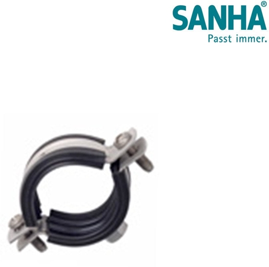 Picture of Uchwyt do rur z izolacj dwikow ze stali nierdzewnej NiroSan®SANHA