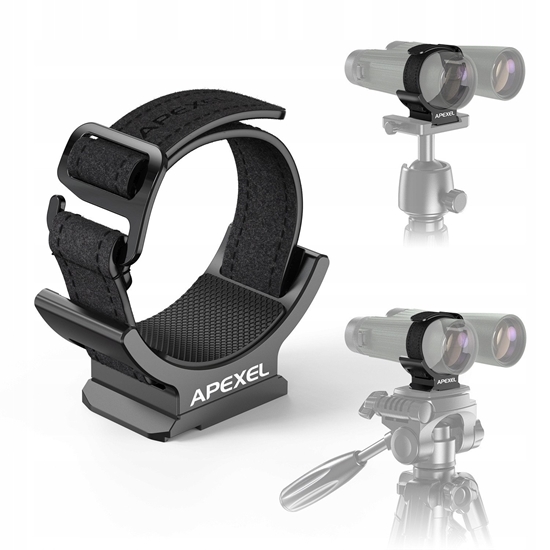 Picture of Uchwyt Mocowanie Lornetki Lunety Do Statywu 1/4 Arca-swiss + Klips Do Paska / Apl-f007 Pro