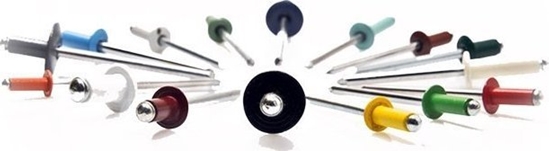 Picture of UN NIT ZRYWALNY ALUMINIOWO-STALOWY 4.0*12MM RAL 3000 (5 STO)