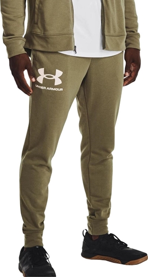 Picture of Under Armour Under Armour Rival Terry Joggers 1361642-361 Zielone M