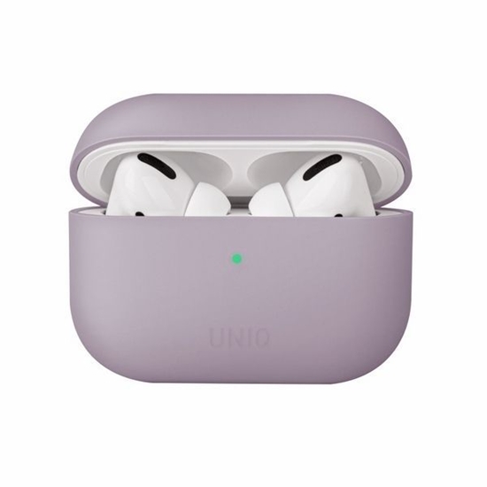 Изображение UNIQ etui Lino AirPods Pro Silicone lawendowy|lila