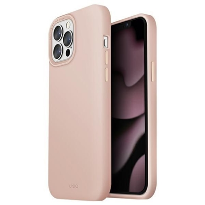 Attēls no UNIQ etui Lino Hue iPhone 13 Pro | 13 6,1" różowy|