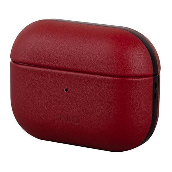 Изображение UNIQ etui Terra AirPods Pro Genuine Leather czerwo