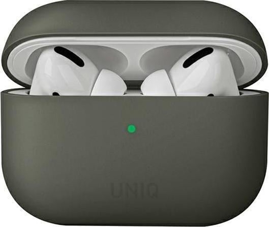 Picture of Uniq UNIQ Lino - Etui Apple AirPods Pro (szary) (UNIQ-AIRPODSPRO-LINOMOSS) - UNIQ-AIRPODSPRO-LINOMOSS