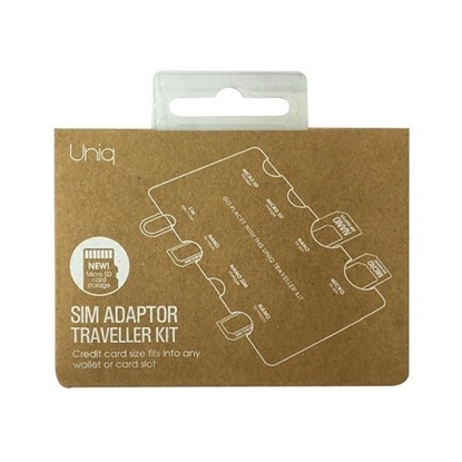 Picture of UNIQ Sim Adapter Traveller Kit 7in1 organizer