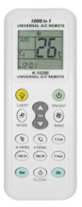 Picture of Universāla Pults Savio Gaisa Kondicionieriem Balta