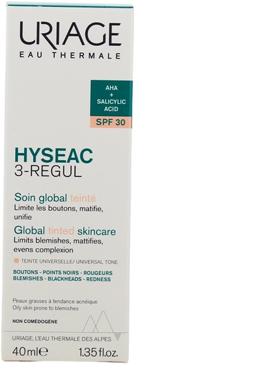 Picture of URIAGE_Hyseac 3-Regul Global Tinted Care kompleksowa pielgnacja tonizujca przeciw niedoskonaociom skóry SPF30 40ml
