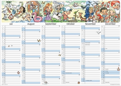 Изображение Vægkalender Otto Dickmeiss A3 2025