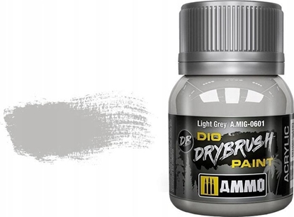 Attēls no Vallejo Ammo: DIO Drybrush - Light Grey
