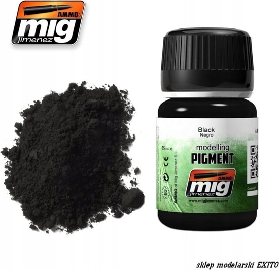 Picture of Vallejo Ammo: Modelling Pigment - Black (35 ml)