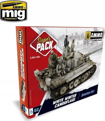 Picture of Vallejo Ammo: Super Pack - White Winter Camouflage Solution Set