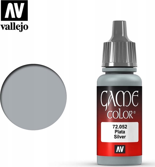Picture of Vallejo Vallejo: 72.052 - Game Color - Metallic - Silver (18 ml)