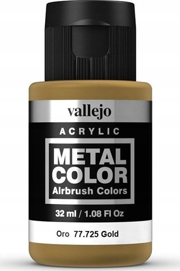 Picture of Vallejo Vallejo: 77.725 - Metal Color - Gold (32 ml)