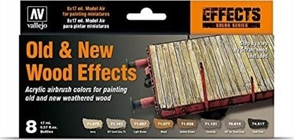 Изображение Vallejo Vallejo: Model Air - Old & New Wood Effects 8x 17 mm