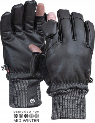 Attēls no Vallerret Hatchet Leather Photography Glove Black S