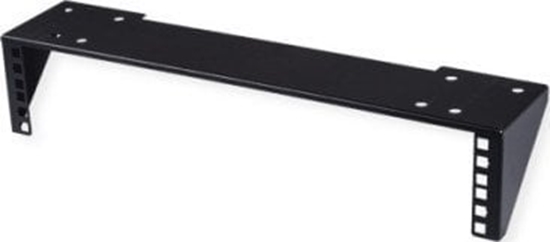 Picture of Value Vertical Wall Mount Bracket/Under Desk Mount, 2U, black