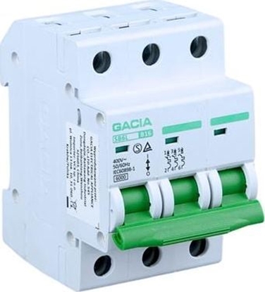 Attēls no VCX VCX GACIA SB6L Wycznik nadprdowy 6kA 3P C 25A