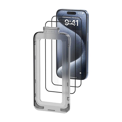 Attēls no Vention Vention KUKTCA-10 tempered glass for iPhone 15 + applicator