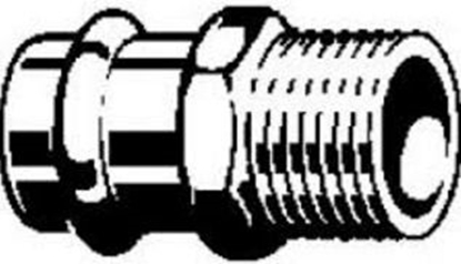 Изображение Viega Zczka przejciowa 18mm x 3/4" brz (628 727)