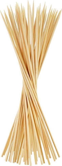 Изображение Vilde Wykaaczki drewniane szpikulce do szaszyków dugie patyki szaszykowe. Zestaw 50 szt, 35 cm