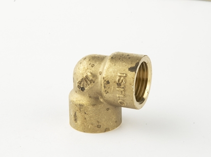 Attēls no Vinkel messing 90° muffe/muffe 1 1/4"