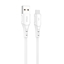 Изображение Vipfan USB to Micro USB cable VFAN Colorful X12, 3A, 1m (white)
