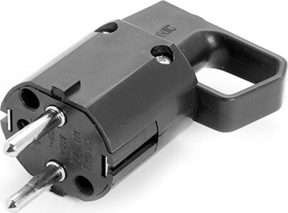 Attēls no ViPlast ViPlast Wtyczka z uchwytem i uziemieniem 16A 250V czarna 325-05