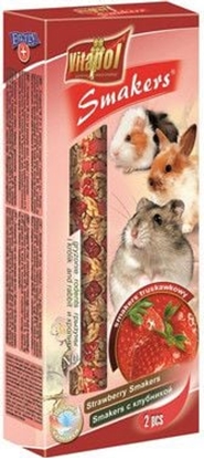 Attēls no Vitapol Smakers truskawkowy dla gryzoni i królika Vitapol 90g