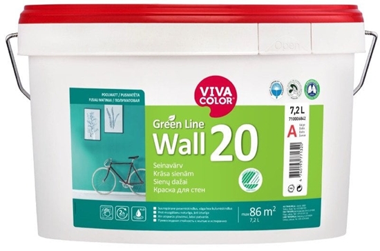 Picture of VivaColor PAINT GREEN LINE WALL 20 A 7,2L