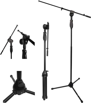 Picture of V-Tone STATYW MIKROFONOWY STOJAK DO MIKROFONU AMANY SAMOBLOKUJCY REGULOWANY