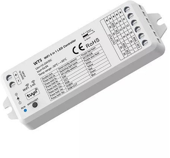 Picture of WT5 LED Controller 5in1, CCT, RGB/RGBW/RGB+CCT