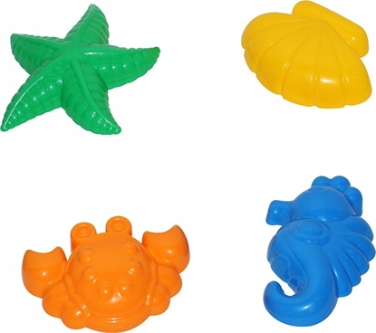 Изображение Wader Polesie 53831 Foremki (krab, rozgwiazda, muszla, konik mmorski)