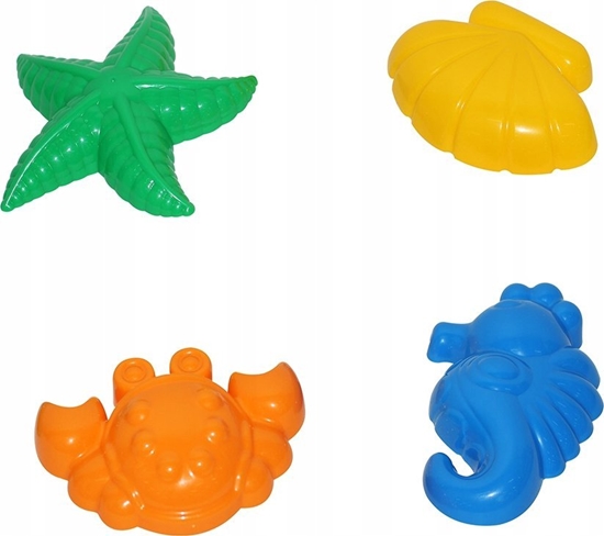 Изображение Wader Polesie 53831 Foremki (krab, rozgwiazda, muszla, konik mmorski)