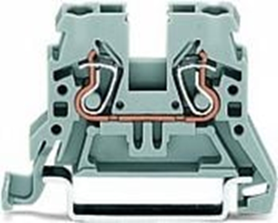 Picture of Wago Zczka szynowa 2-przewodowa 2,5mm2 szara (870-901)