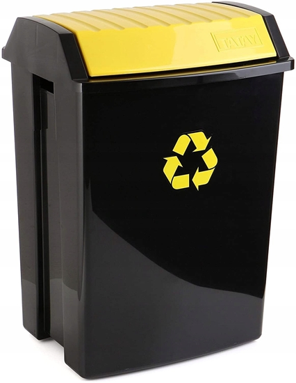 Picture of Waste bin 50L yellow 8411801218945