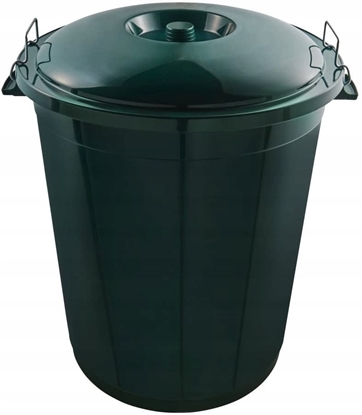 Attēls no Waste bin Mega 70L Hugo O55x60 5cm dark green 4001515219631