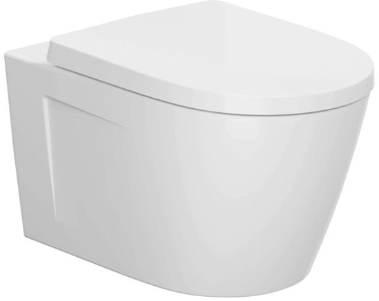 Picture of WC WALLHUNG RIMLES VTXCUBITO STYLE WHTE