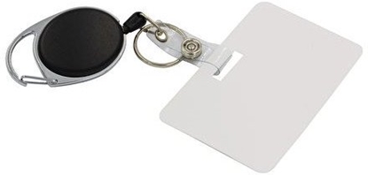 Picture of WEDO Gürtelclip 2in1 mit ausziehbarer Schnur schwarz