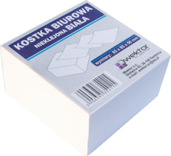 Picture of Wektor Kostka biaa 85x85mm 5cm