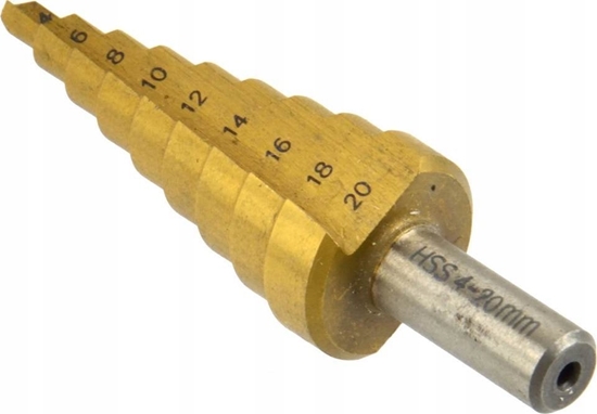 Picture of Wierto Geko Wierto stokowe HSS TiN 4-20mm (25/100/200)