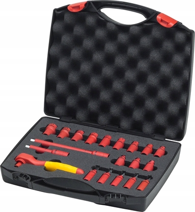 Attēls no Wiha Ratschenschlüssel Set isoliert 1/4  21-tlg.