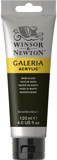 Изображение Winsor & Newton Galeria, 120 ml, Black, Tube