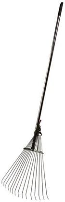 Attēls no WIRE FAN-SHAPED RAKE WITH METAL HANDLE
