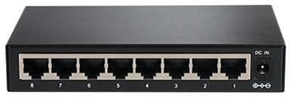 Picture of Wi-Tek WI-SG108 cza sieciowe Nie zarzdzany Gigabit Ethernet (10/100/1000) Czarny, Pomaraczowy