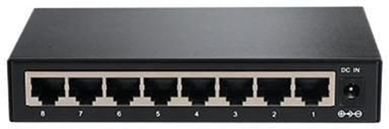 Picture of Wi-Tek WI-SG108 cza sieciowe Nie zarzdzany Gigabit Ethernet (10/100/1000) Czarny, Pomaraczowy