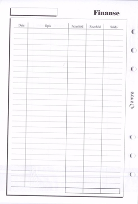 Picture of Antra Wkad do organizera A5 Finanse