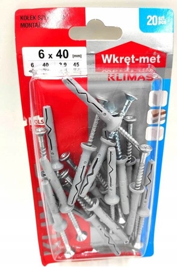 Изображение Wkrt-met BLISTER KO.DO SZYBK MONTAU 6X40 kod:BS