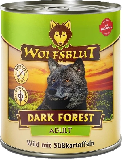 Изображение WOLFSBLUT DOG 395g puszka DARK FOREST      dziczyzna, bataty