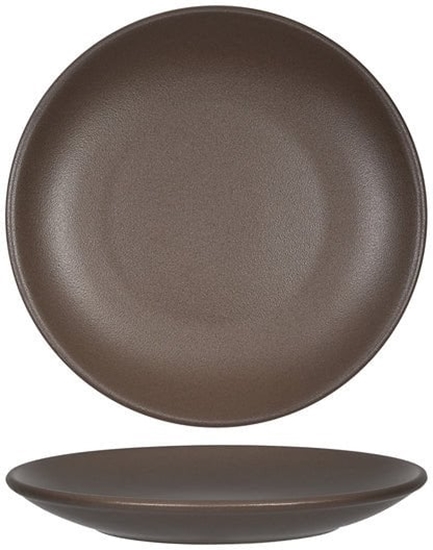 Picture of Woodart talerz paski brazowy 24 cm